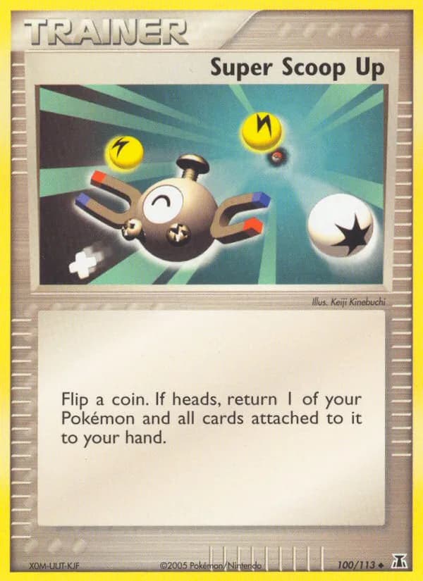 Super Scoop Up card front, EX Delta Species 100/113