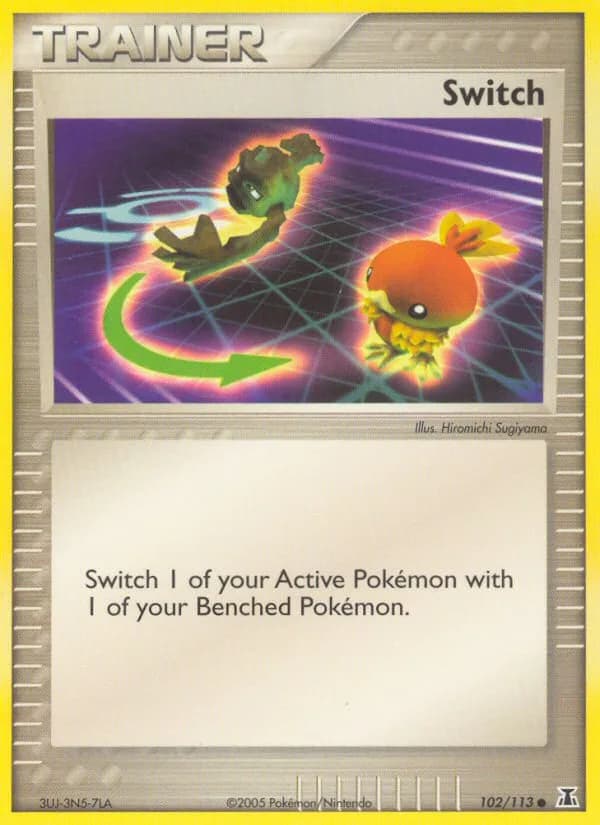 Switch card front, EX Delta Species 102/113