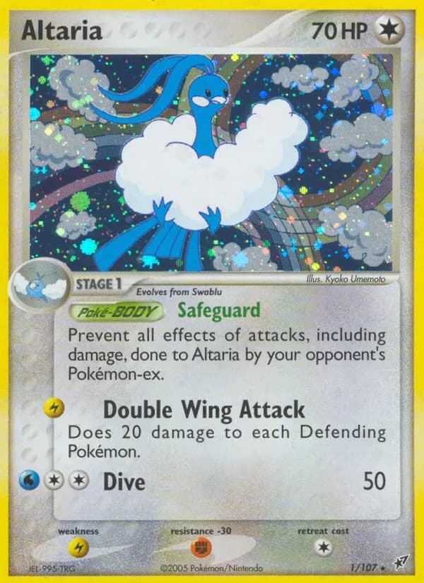 Altaria card front, EX Deoxys 1/107