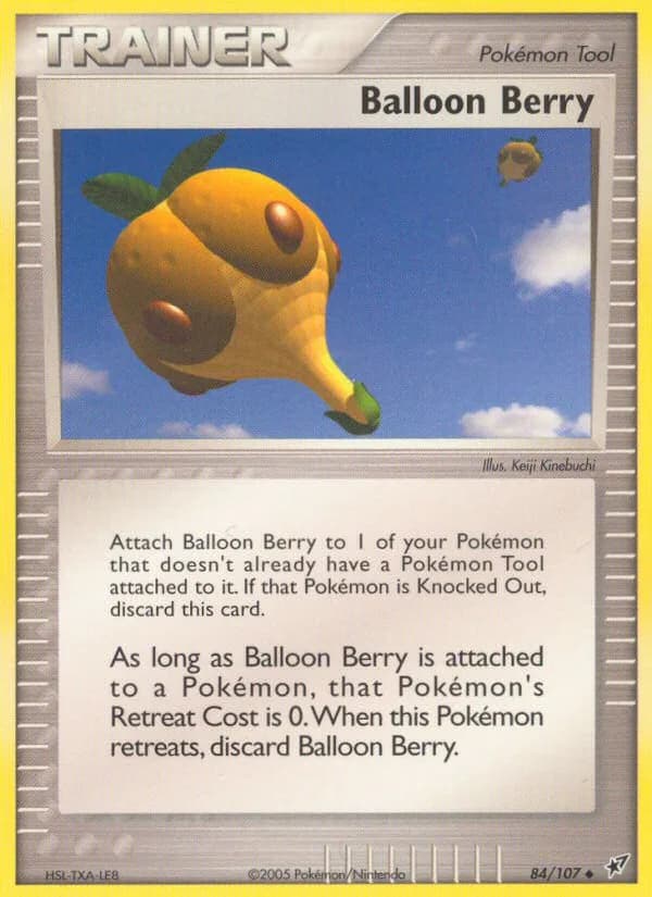 Balloon Berry card front, EX Deoxys 84/107