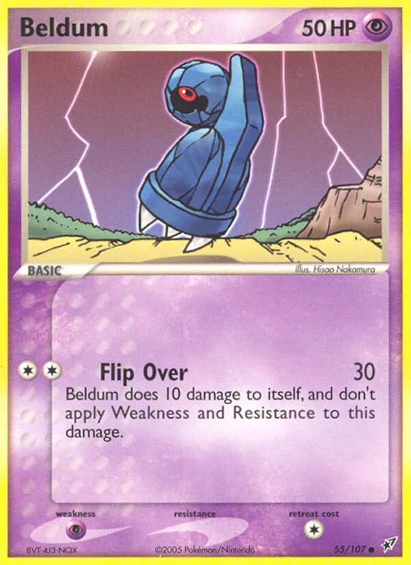 Beldum card front, EX Deoxys 55/107