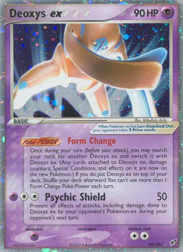 Deoxys ex card front, EX Deoxys 99/107