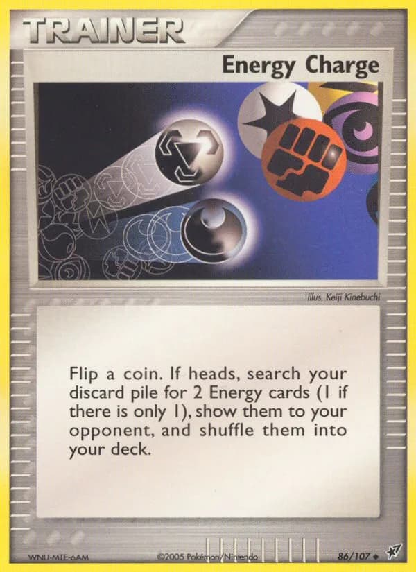 Energy Charge card front, EX Deoxys 86/107