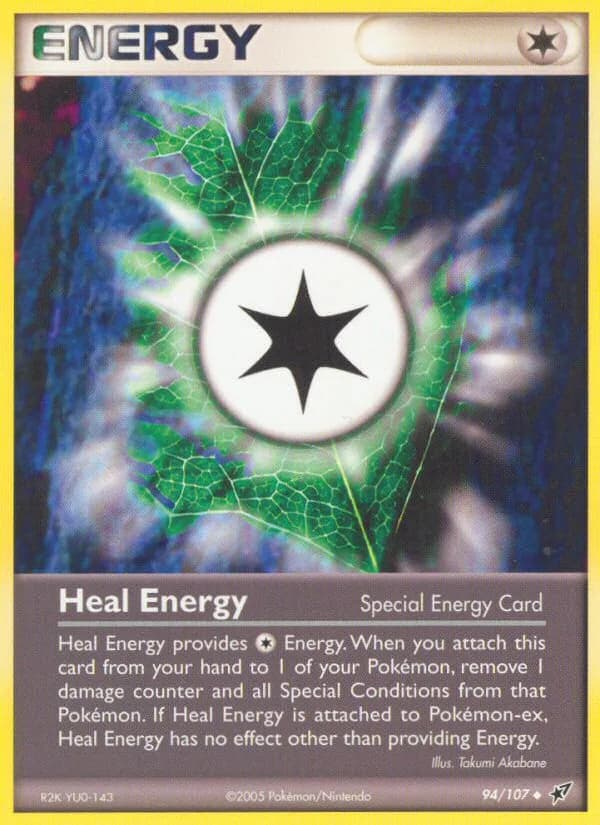 Heal Energy card front, EX Deoxys 94/107