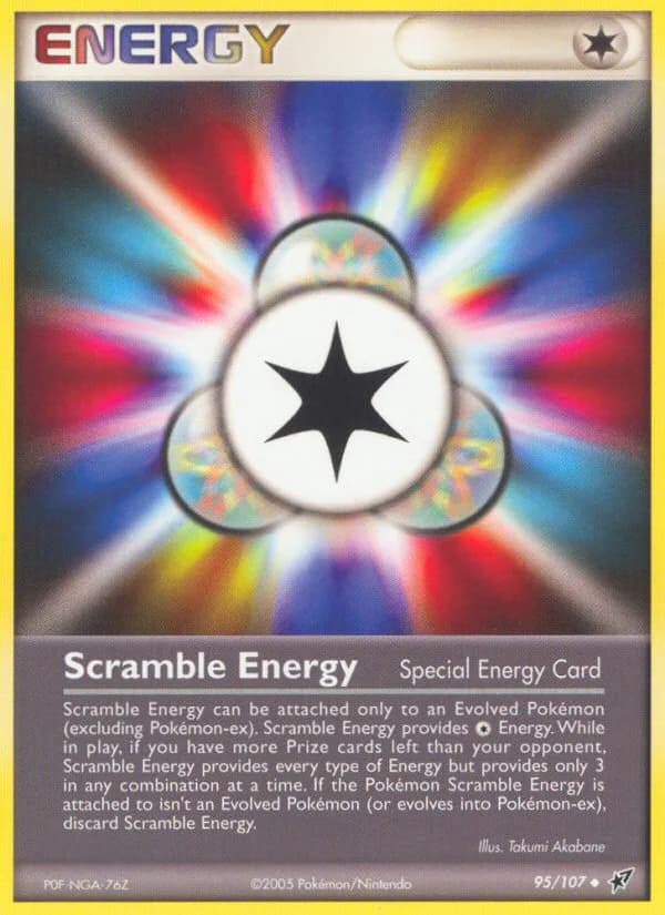 Scramble Energy card front, EX Deoxys 95/107