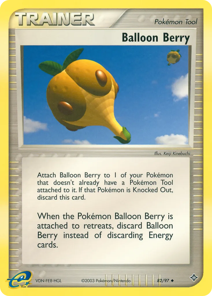 Balloon Berry card front, EX Dragon 82/97