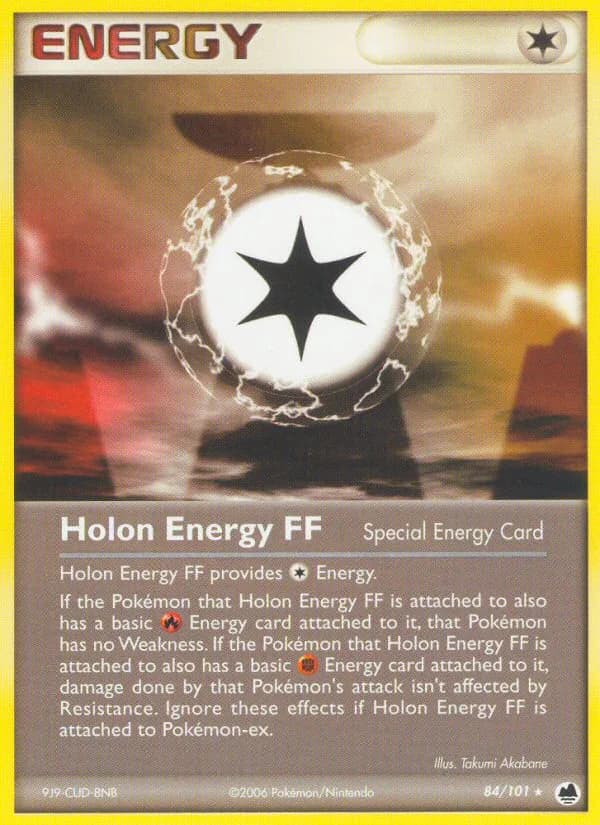 Holon Energy FF card front, EX Dragon Frontiers 84/101