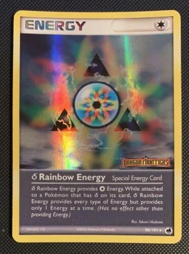 δ Rainbow Energy reverse holo card front, EX Dragon Frontiers 88/101