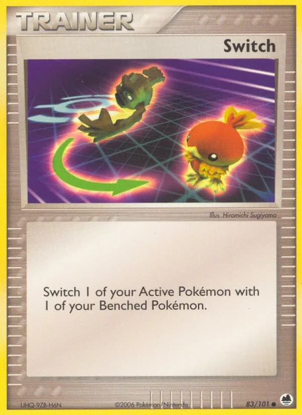 Switch card front, EX Dragon Frontiers 83/101