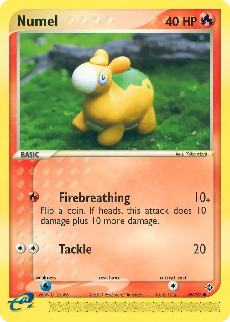 Numel card front, EX Dragon 69/97