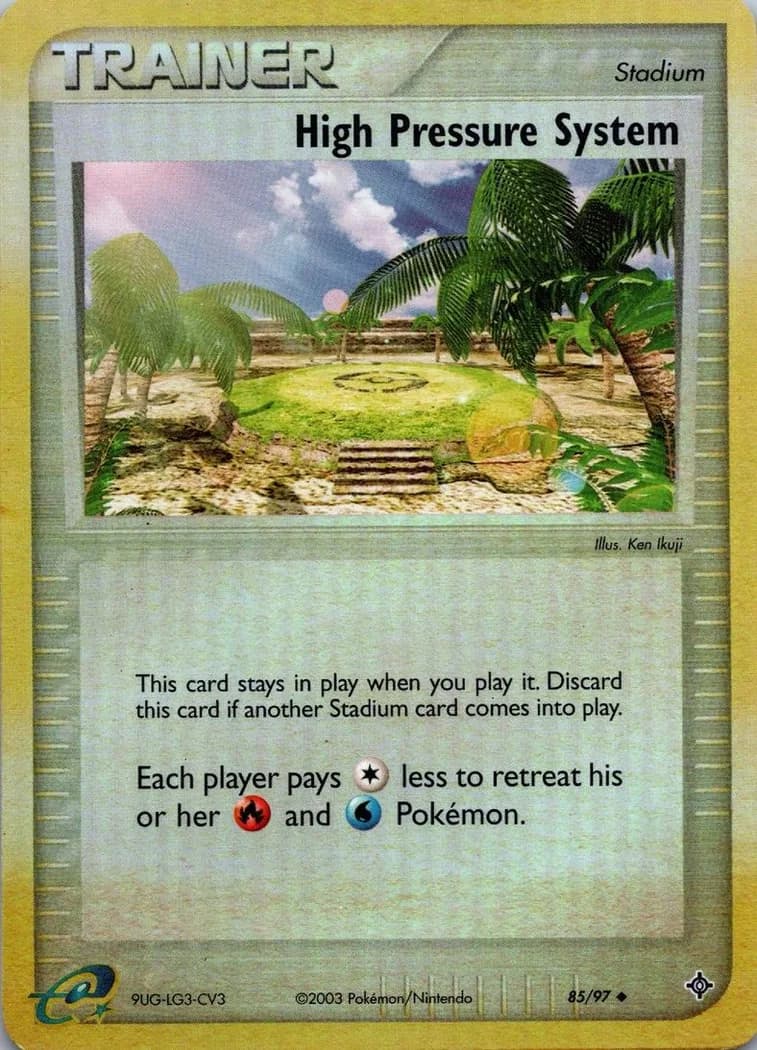 High Pressure System reverse holo card front, EX Dragon 85/97