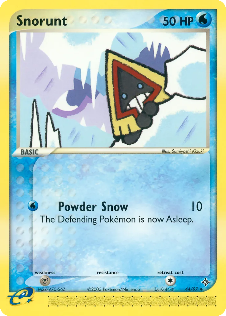 Snorunt card front, EX Dragon 44/97