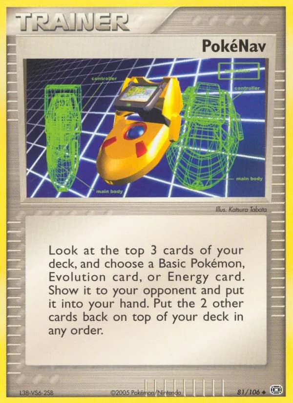 PokéNav card front, EX Emerald 81/106