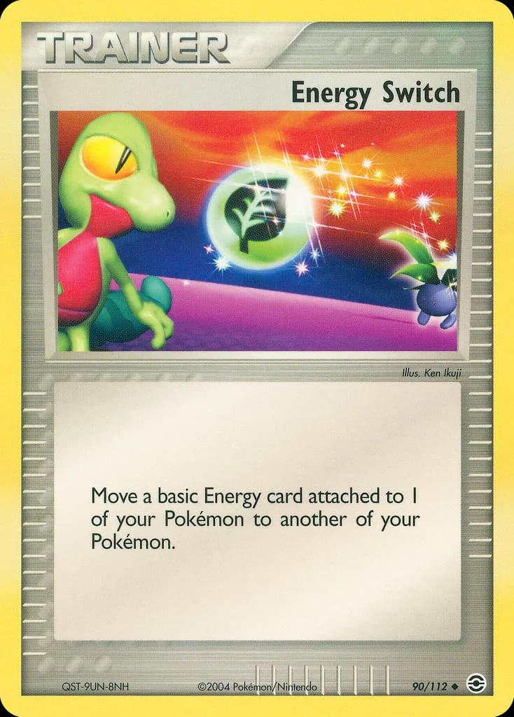 Energy Switch card front, EX FireRed & LeafGreen 90/112