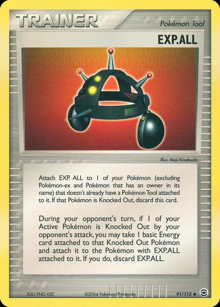 EXP.ALL card front, EX FireRed & LeafGreen 91/112