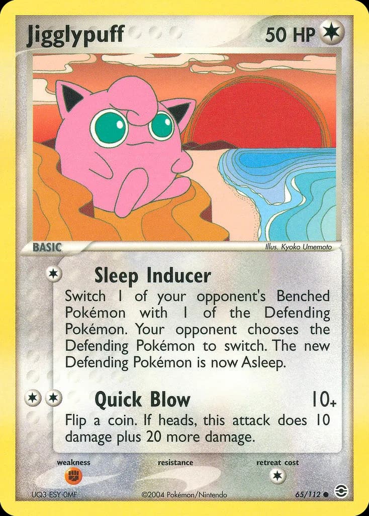 Jigglypuff card front, EX FireRed & LeafGreen 65/112