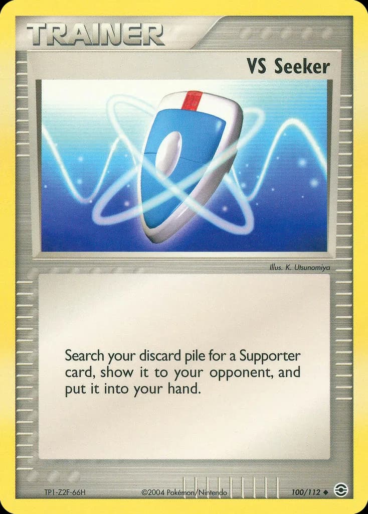 VS Seeker card front, EX FireRed & LeafGreen 100/112