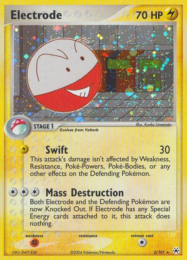 Electrode card front, EX Hidden Legends 5/101