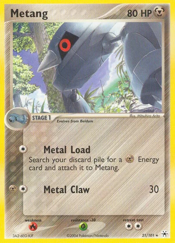 Metang card front, EX Hidden Legends 21/101