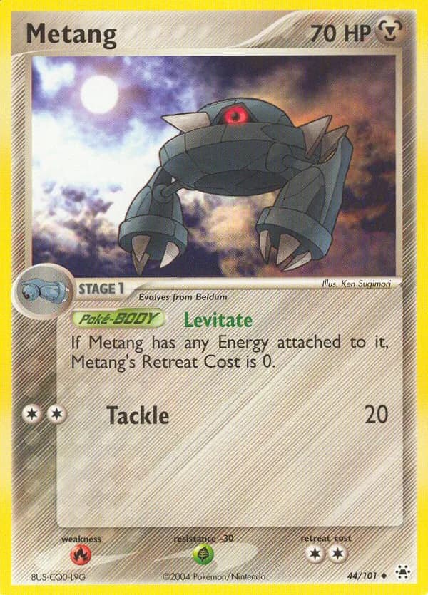 Metang card front, EX Hidden Legends 44/101