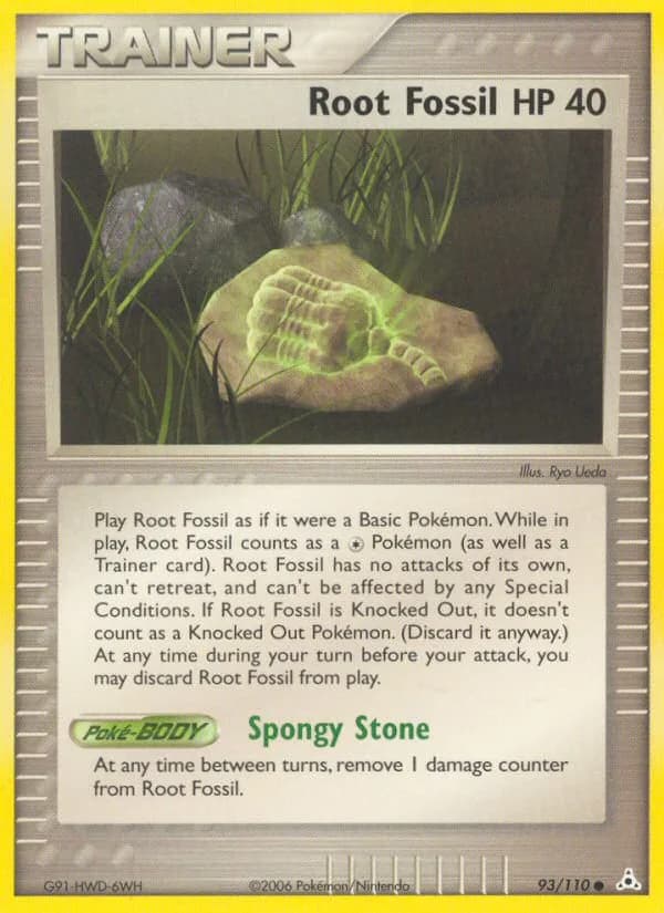Root Fossil card front, EX Holon Phantoms 93/110