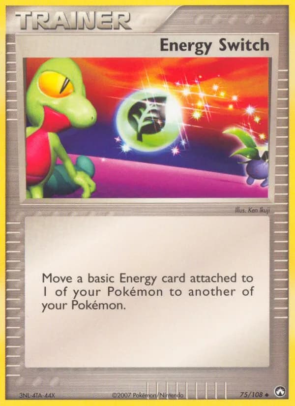 Energy Switch card front, EX Power Keepers 75/108
