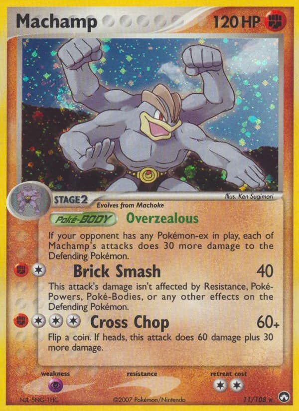 Machamp card front, EX Power Keepers 11/108