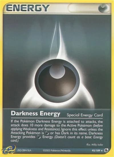 Darkness Energy card front, EX Ruby & Sapphire 93/109