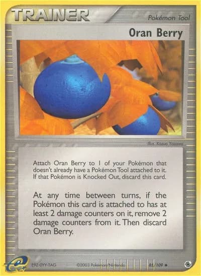 Oran Berry card front, EX Ruby & Sapphire 85/109