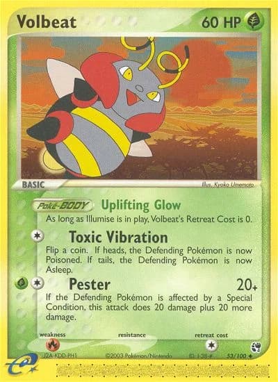 Volbeat card front, EX Sandstorm 53/100