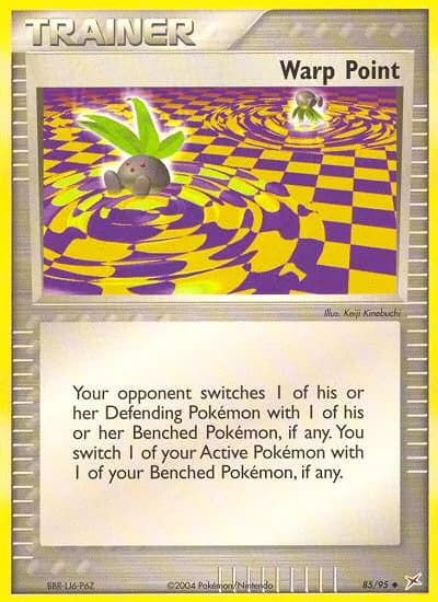 Warp Point card front, EX Team Magma vs Team Aqua 85/95