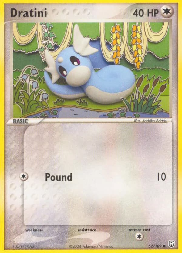 Dratini card front, EX Team Rocket Returns 52/109