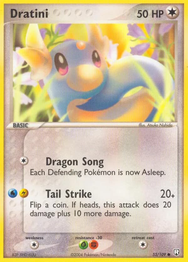 Dratini card front, EX Team Rocket Returns 53/109