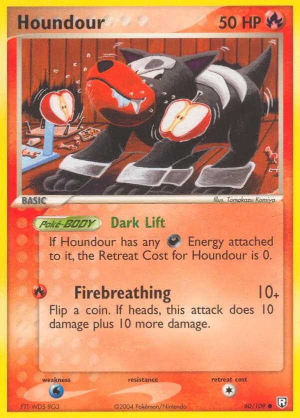 Houndour card front, EX Team Rocket Returns 60/109