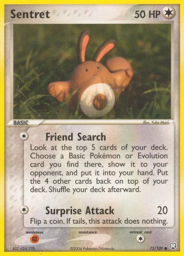 Sentret card front, EX Team Rocket Returns 75/109