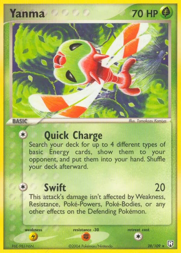 Yanma card front, EX Team Rocket Returns 28/109