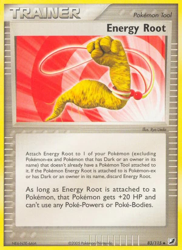 Energy Root card front, EX Unseen Forces 83/115