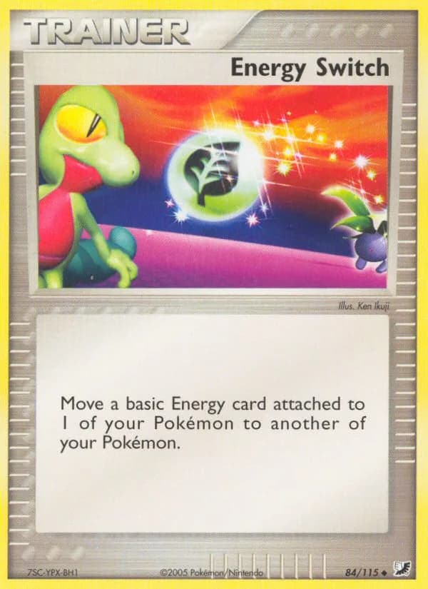 Energy Switch card front, EX Unseen Forces 84/115