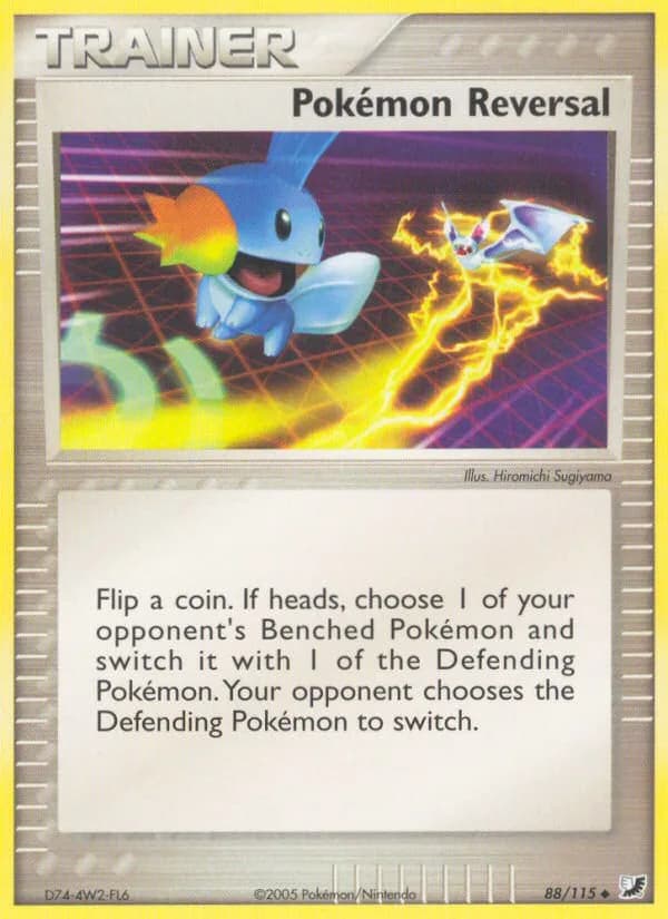 Pokémon Reversal card front, EX Unseen Forces 88/115