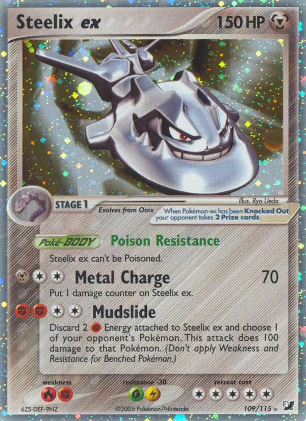 Steelix ex card front, EX Unseen Forces 109/115