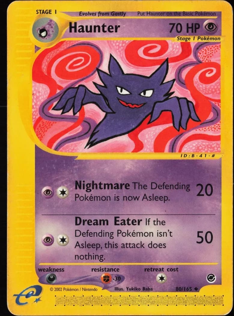 Haunter card front, Expedition 80/165