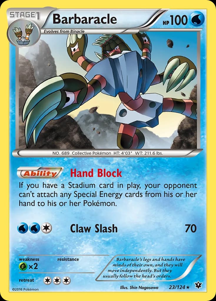 Fates Collide Barbaracle card front, 23/124