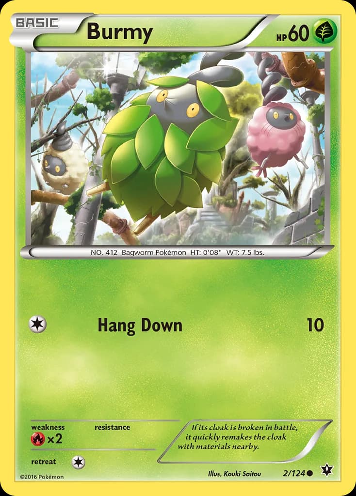 Fates Collide Burmy card front, 2/124