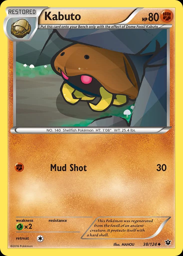 Fates Collide Kabuto card front, 38/124
