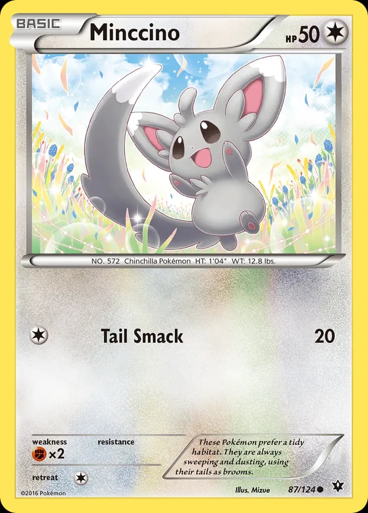 Fates Collide Minccino card front, 87/124