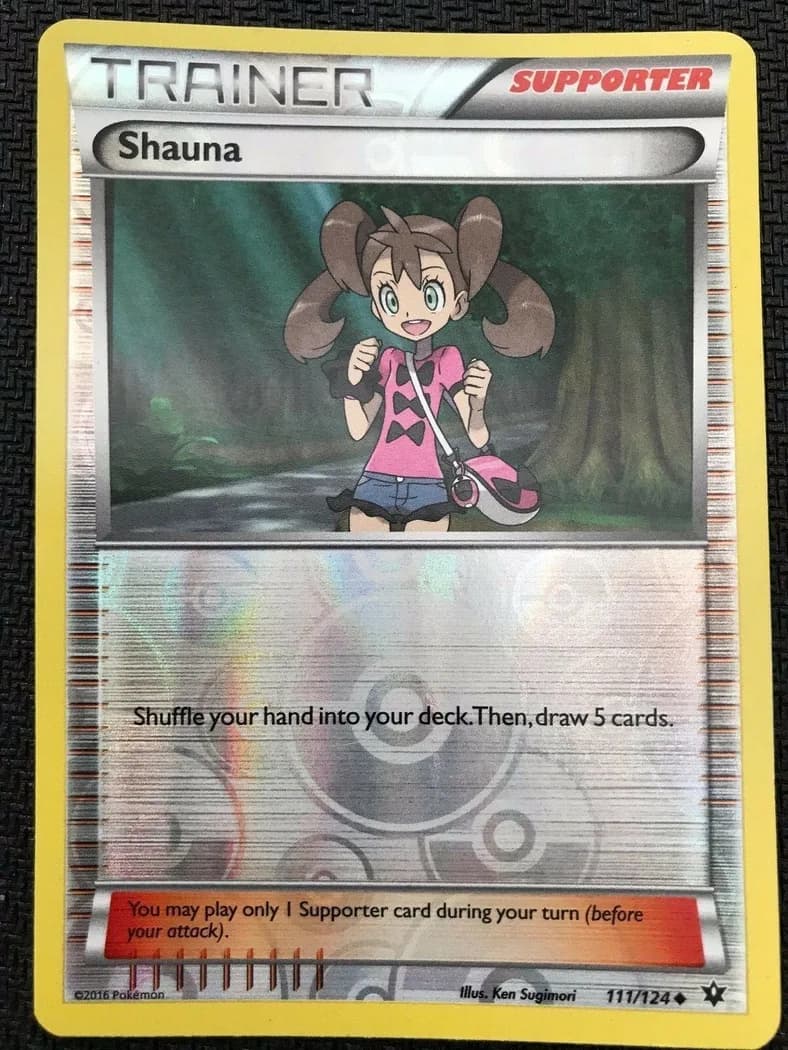 Shauna reverse holo card front, Fates Collide 111/124