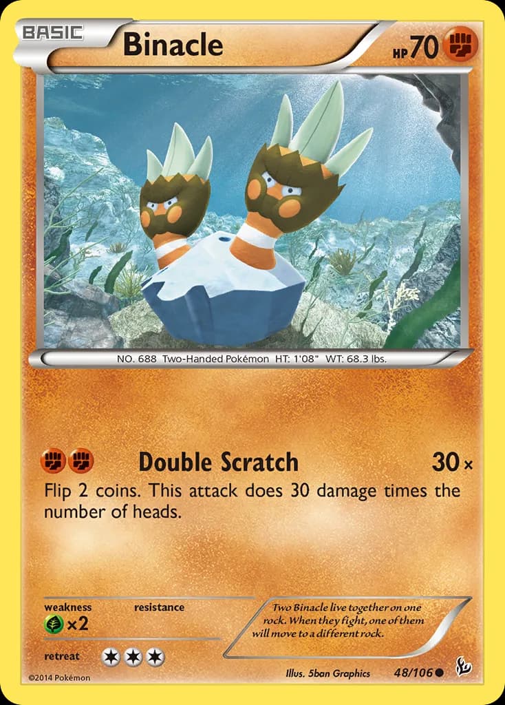 Flashfire Binacle card front, 48/106