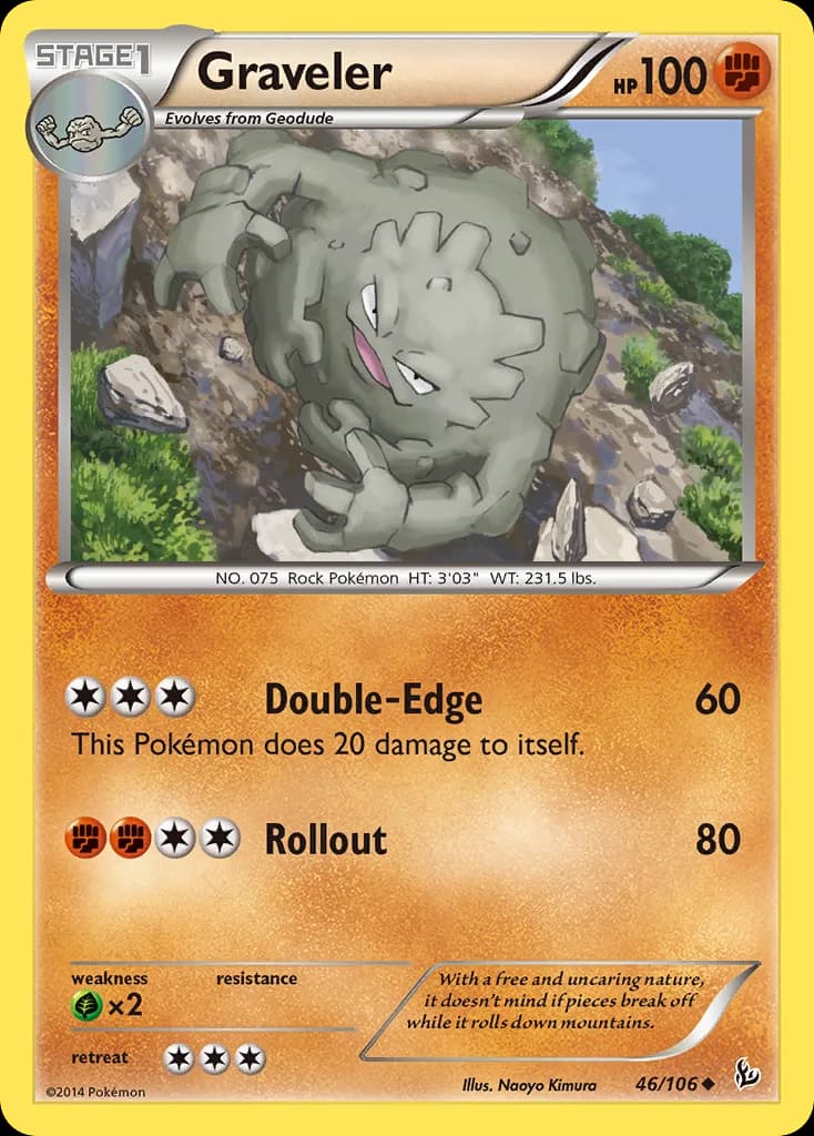 Flashfire Graveler card front, 46/106