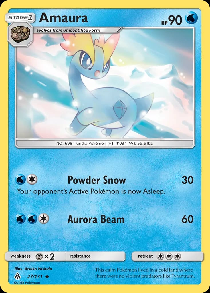Forbidden Light Amaura card front, 27/131