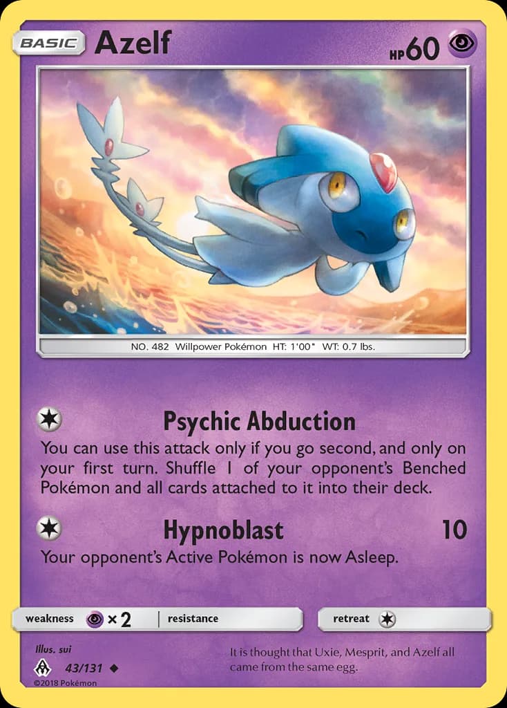Forbidden Light Azelf card front, 43/131